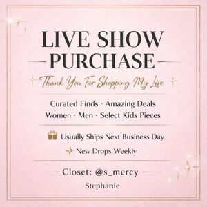 Live Show Purchase